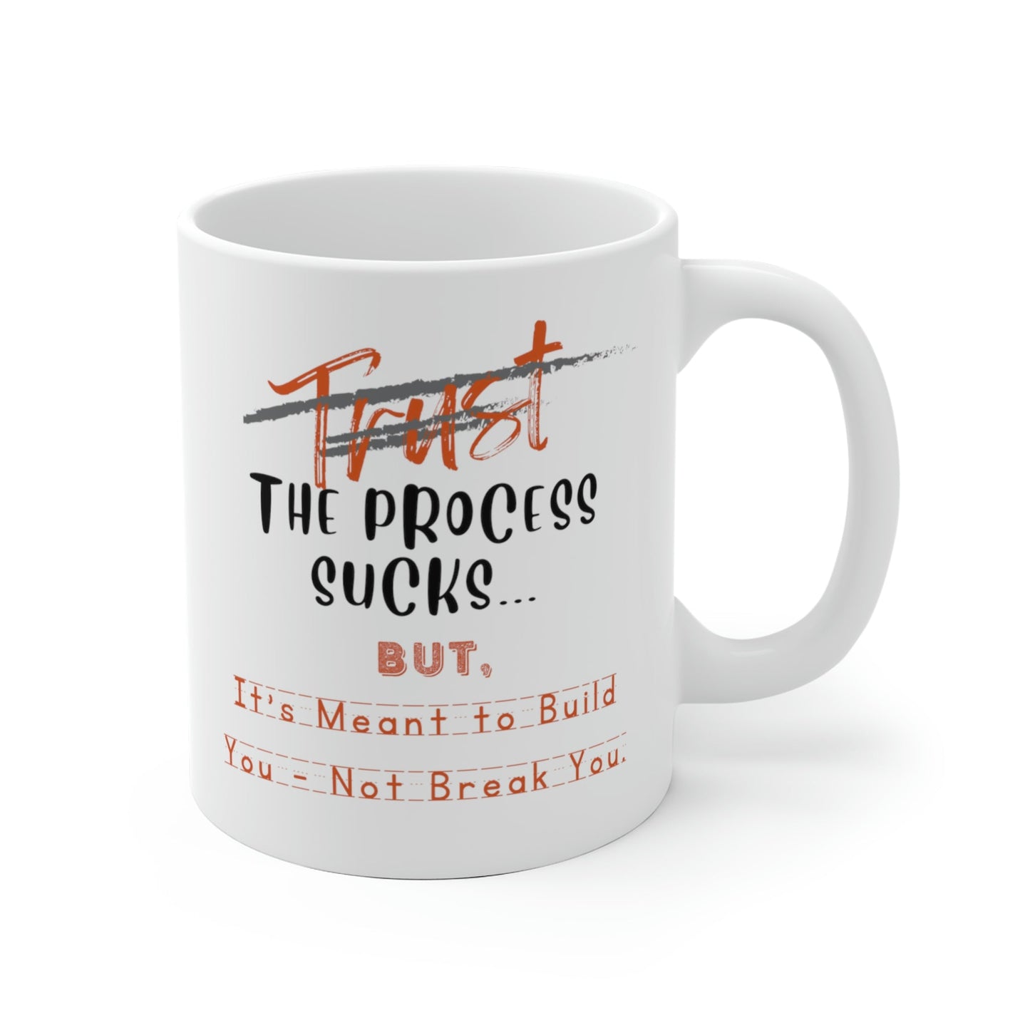 White Ceramic Mug, Accent Mug, Sassy and Funny, Inspirational, Assorted Colors, Two Available Sizes