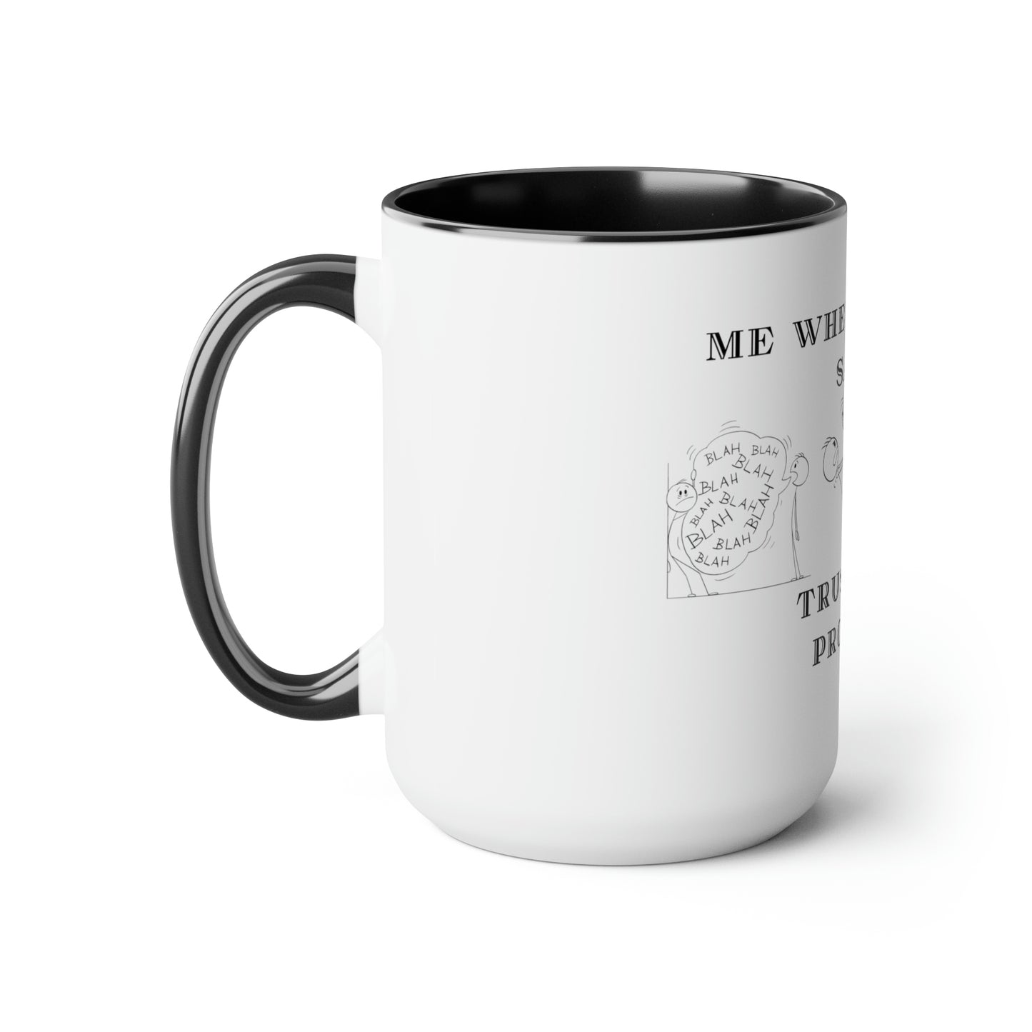 Two-Tone Coffee Mugs, 15oz