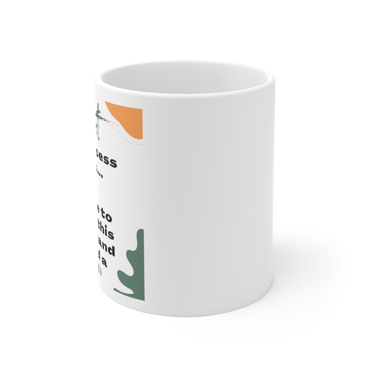 Accent Ceramic Mug, 11 OZ