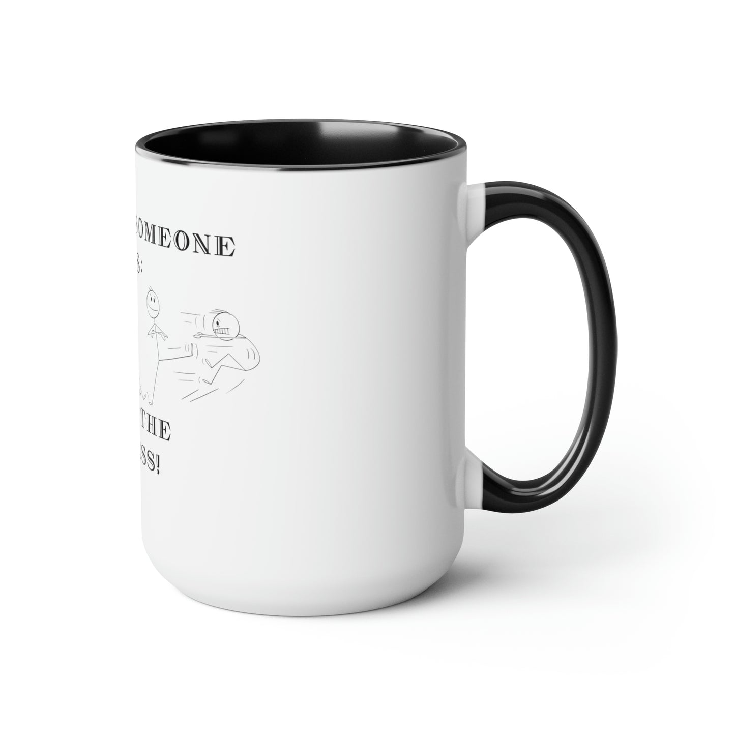 Two-Tone Coffee Mugs, 15oz